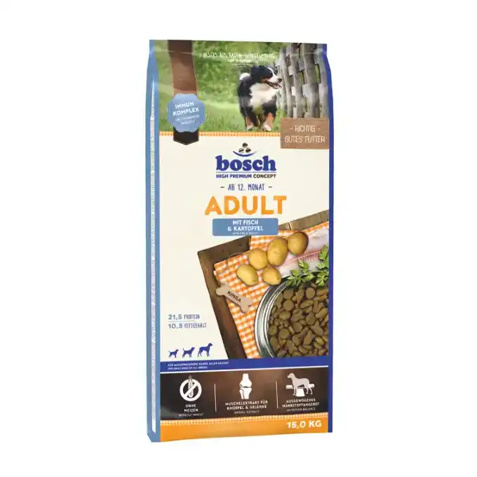 Bosch Adult Fisch+Kartoffel 15kg HIPOALERGICZNA, BEZGLUTENOWA