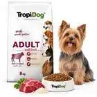 Tropidog Premium Wołowina+Ryż 8kg dla małych ras bez kurczaka