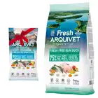 Arquivet FRESH KARMA PÓŁWILGOTNA BEZ KURCZAKA- KACZKA Z INDYKIEM 10kg + prezent