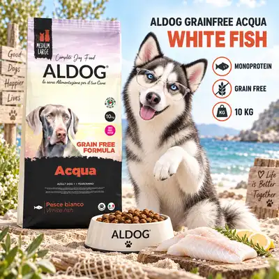 ALDOG GRAINFREE ACQUA monobiałkowa i biała ryba 10 kg
