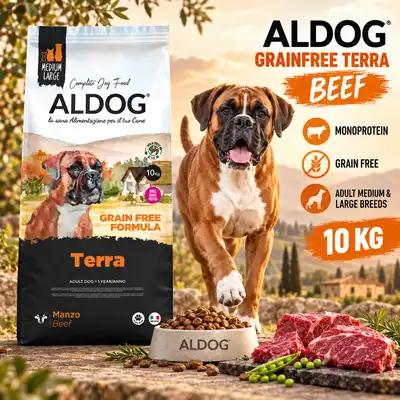 ALDOG GRAINFREE TERRA monobiałkowa wołowina 10 kg