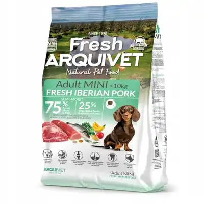 Arquivet Fresh Mini wieprzowina iberyjska i ryba 2,5 kg – opakowanie