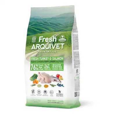 Arquivet Fresh Puppy Junior indyk i łosoś 10 kg – opakowanie