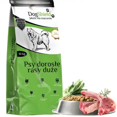 BIOFAKTOR DOGSHIELD DOROSŁE DUŻE PSY JAGNIĘCINA 10kg