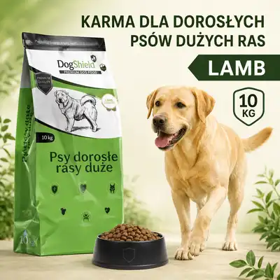 BIOFAKTOR DOGSHIELD DOROSŁE DUŻE PSY JAGNIĘCINA 10kg
