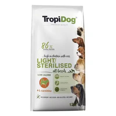 Tropidog Premium STERILIZED / LIGHT 12kg