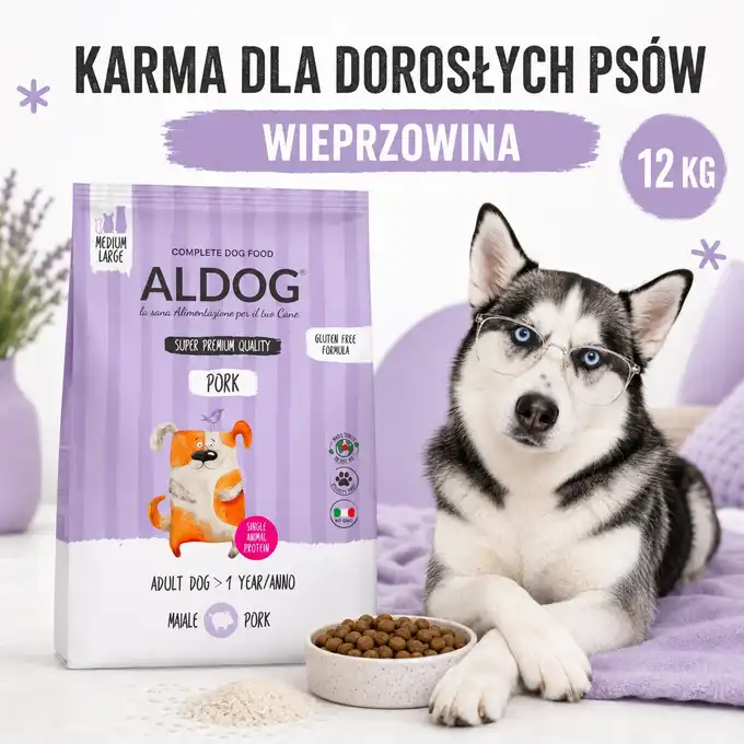ALDOG Pork monobiałkowa wieprzowina 12kg