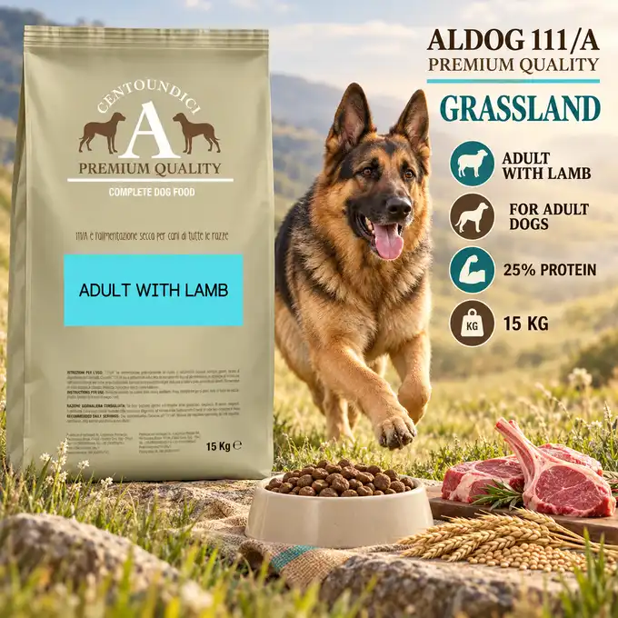ALDOG Premium Quality 111/A Grassland 15kg dla OWCZARKA