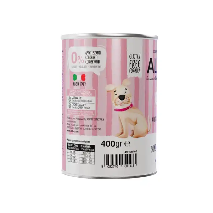 ALDOG ARTICA - mokra karma ŁOSOŚ 96% 400G