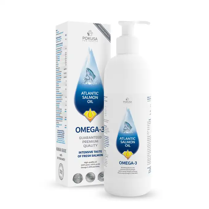 Olej z Dzikiego Łososia Atlantyckiego 1000 ml